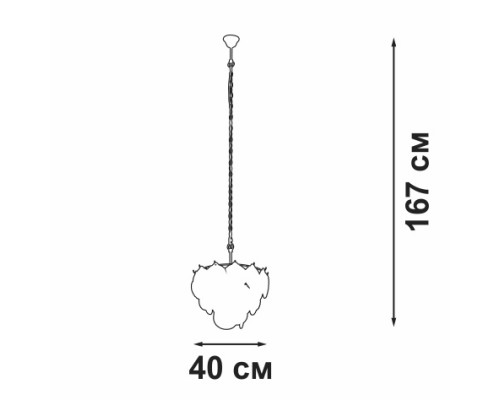 Подвесная люстра  V5280-8/5 Vitaluce