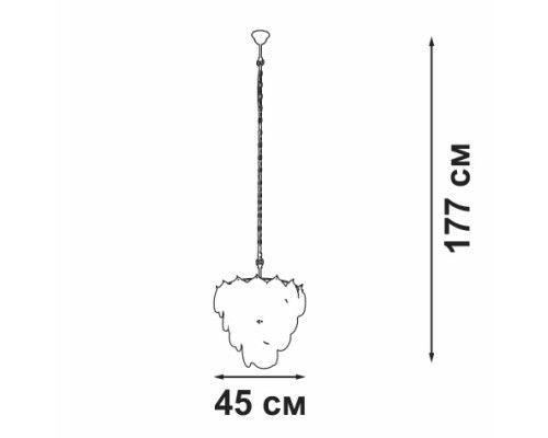 Подвесная люстра  V5280-8/7 Vitaluce