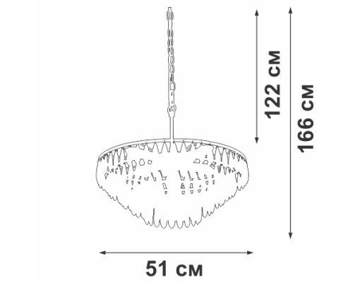 Подвесная люстра  V5352-1/5 Vitaluce