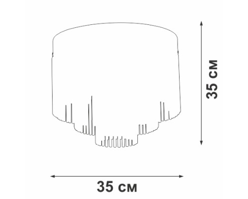 Потолочная люстра  V53570-8/7PL Vitaluce