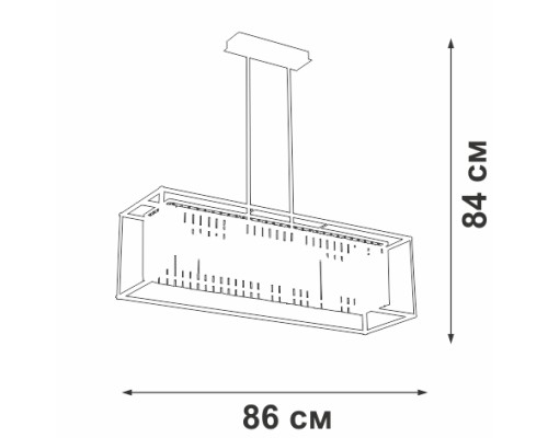 Потолочная люстра  V5402-1/4PL Vitaluce