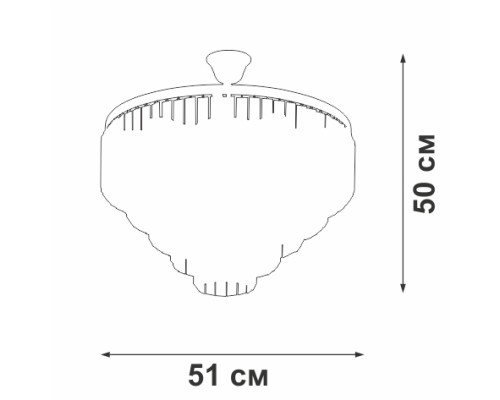 Потолочная люстра  V5825-9/8 Vitaluce