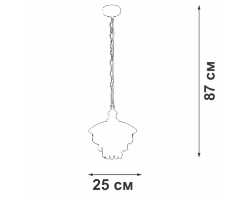 Подвесная люстра  V5826-1/1 Vitaluce