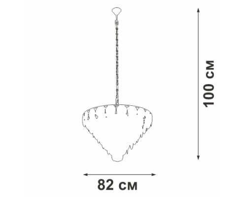 Подвесная люстра  V58340-8/25 Vitaluce