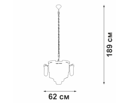 Подвесная люстра  V58370-8/13 Vitaluce