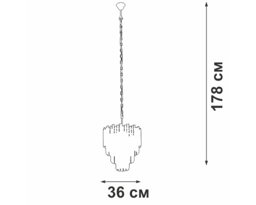 Подвесная люстра  V58470-8/5 Vitaluce