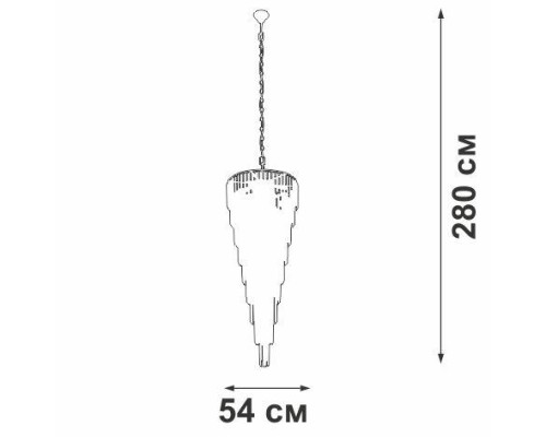 Подвесная люстра V5876 V5876-9/25 Vitaluce