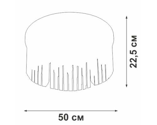Потолочная люстра  V5879-8/6PL Vitaluce