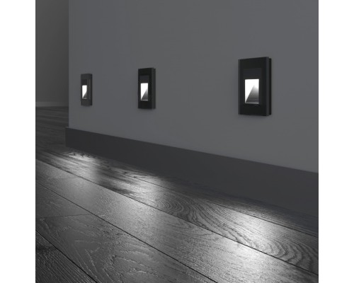 Подсветка для лестниц и ступеней Встраиваемые механизмы черные W1154208 Werkel