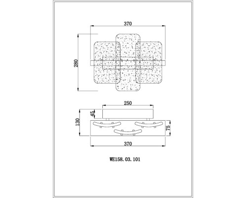 Настенный светильник Nelly WE158.03.101 Wertmark