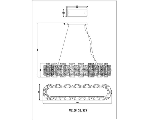 Подвесной светильник Nelly WE158.32.323 Wertmark