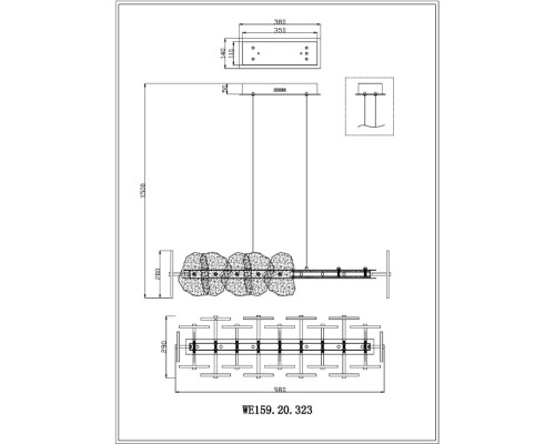 Подвесной светильник Nicola WE159.20.323 Wertmark
