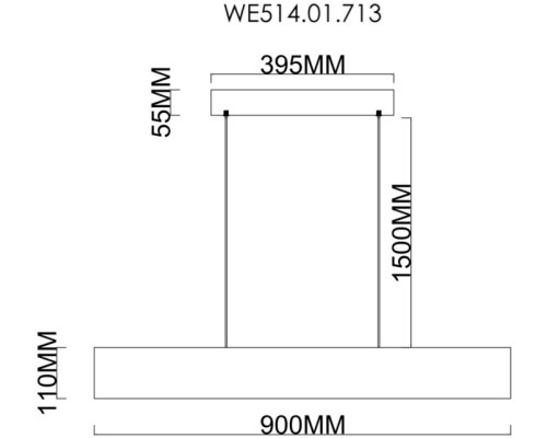 Подвесной светильник Edda WE514.01.713 Wertmark