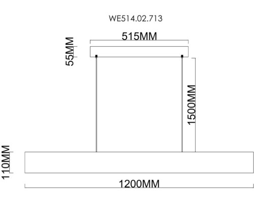 Подвесной светильник Edda WE514.02.713 Wertmark