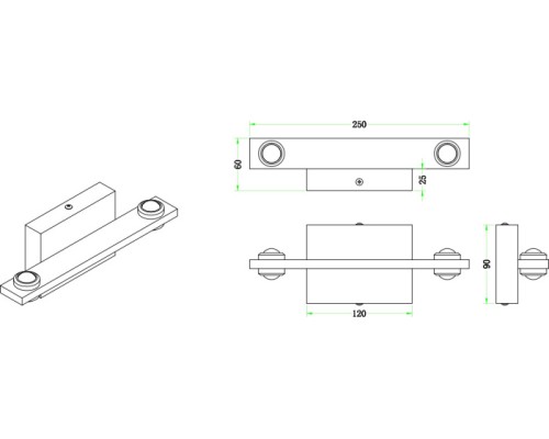 Настенный светильник Scoup ZRS.10112.02 Zortes