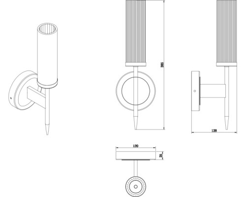 Бра Tow ZRS.1178.01 Zortes