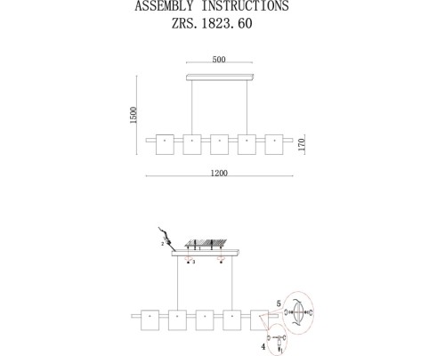 Подвесной светильник Rony ZRS.1209.01 Zortes