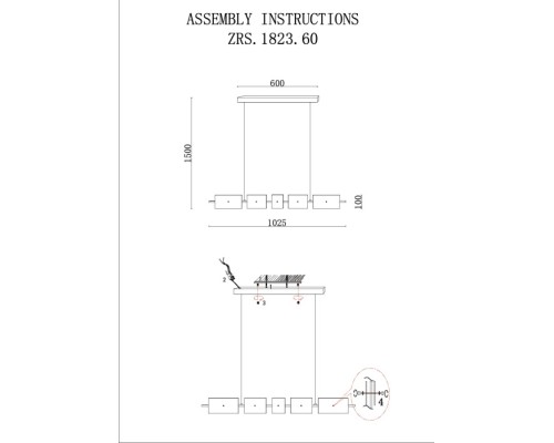 Подвесной светильник Loft ZRS.1802.100 Zortes