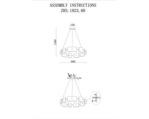 Подвесной светильник Loft ZRS.1802.60 Zortes