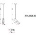 Подвесной светильник Tweeny ZRS.1828.30 Zortes