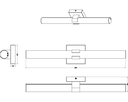 Настенный светильник Lucio ZRS.9108.03 Zortes