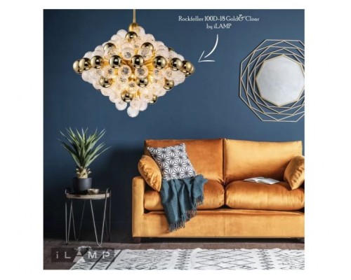 Потолочная люстра Rockfeller 100D-18 MBR iLamp