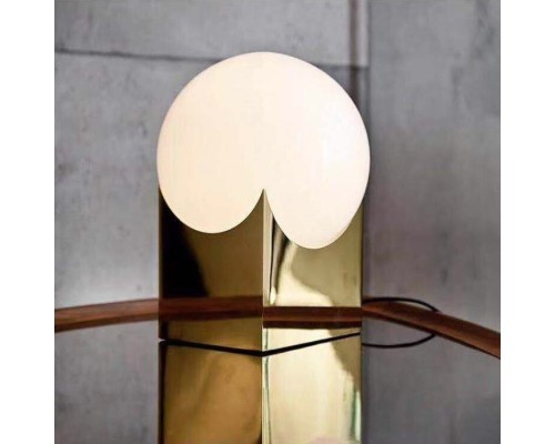 Интерьерная настольная лампа Golden 10213T/1-D200 MGL-WH iLamp