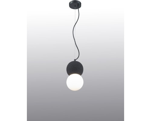 Подвесной светильник Foxtrot 10694P/1-D100 BK-WH iLamp