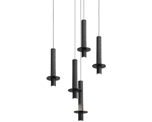 Подвесной светильник Lofty 10704P/1-D150 BK-GR iLamp