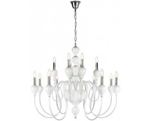 Подвесная люстра Lady 88003-10+5 WH iLamp