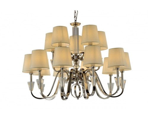 Подвесная люстра Alesti P2424-10+5 Nickel iLamp