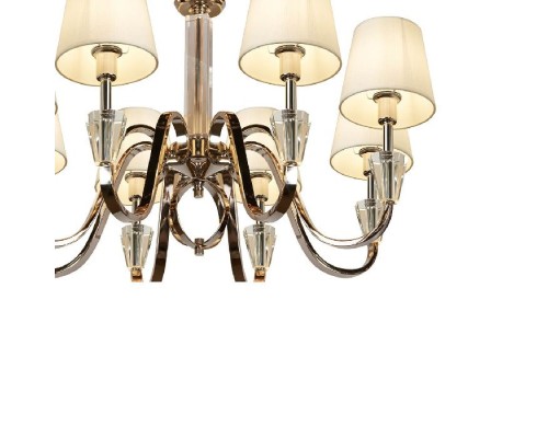 Подвесная люстра Alesti P2424-8 Nickel iLamp