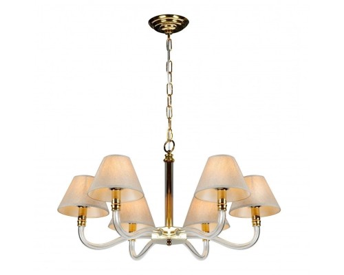 Подвесная люстра Amber YT2043-6 GD+Coffee iLamp