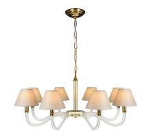 Подвесная люстра Amber YT2043-8 GD+Cear iLamp