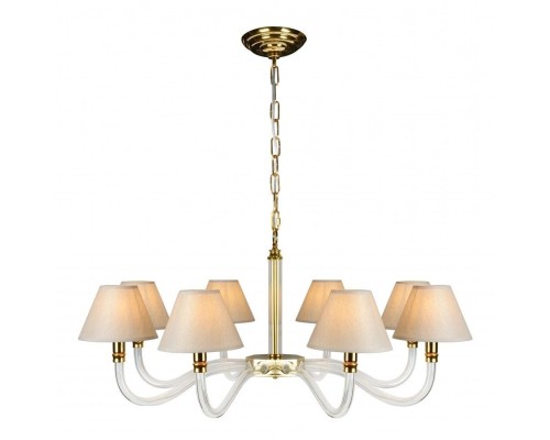 Подвесная люстра Amber YT2043-8 GD+Cear iLamp