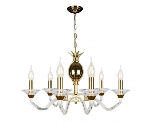 Подвесная люстра Flo YT2049-6 GD+Cear iLamp