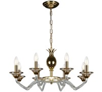 Подвесная люстра Flo YT2049-8 GD+Cear iLamp