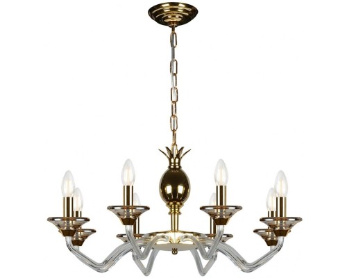 Подвесная люстра Flo YT2049-8 GD+Cear iLamp