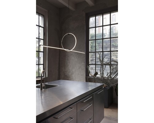 Подвесной светильник Zoom 10339P/A2-35W-3000K BK-WH iLedex