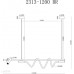 Подвесной светильник Cross 2313-1200 BR iLedex