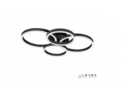 Потолочная люстра Ring-New 6815-300/400-X-T BK iLedex