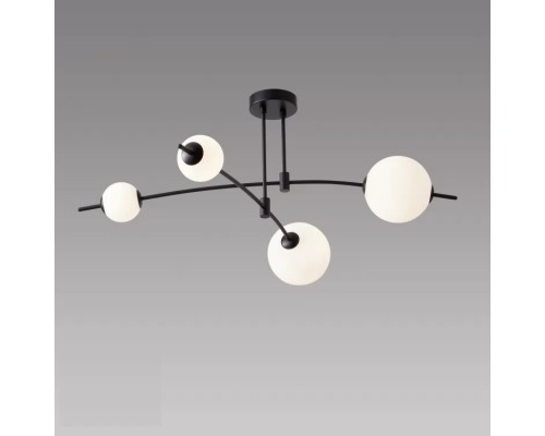 Потолочная люстра Epical 6827-4 BK+WH iLedex