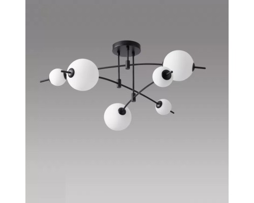 Потолочная люстра Epical 6827-6 BK+WH iLedex