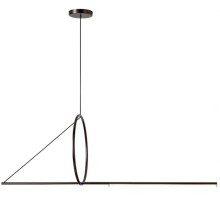 Подвесной светильник Zoom 8075P/S-18W-3000K MBK-WH iLedex