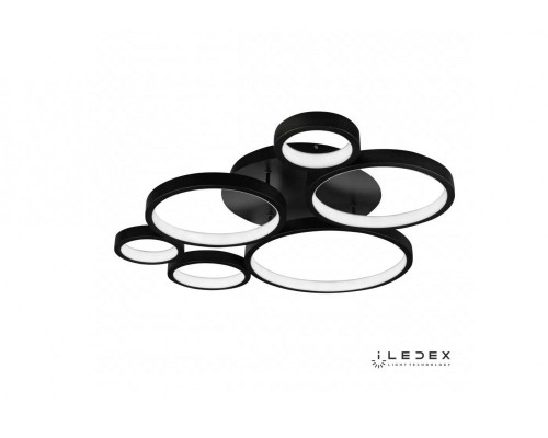 Потолочная люстра Ring Star 9004-6-X-T BK iLedex