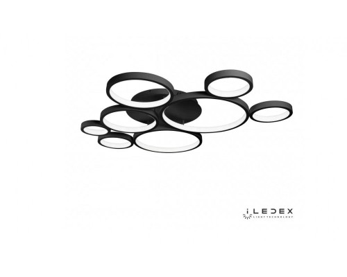 Потолочная люстра Ring Star 9004-8L-X BK iLedex