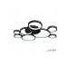 Потолочная люстра Ring Star 9004-8L-X BK iLedex