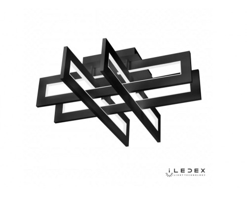 Потолочная люстра Stalker 9082-600*600-X 96W BK iLedex