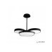 Потолочная люстра Demure 9127-930-D-T BK iLedex