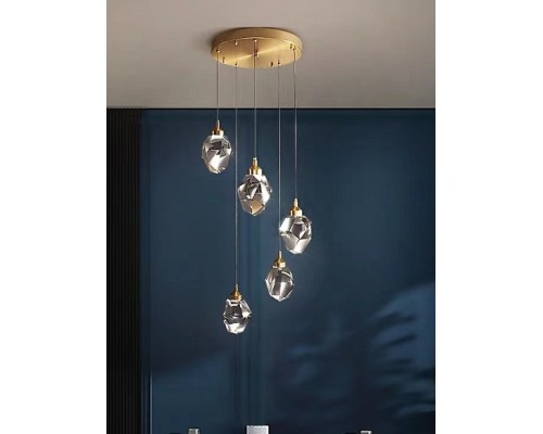 Подвесной светильник Oxygen 9701P/5R BR iLedex